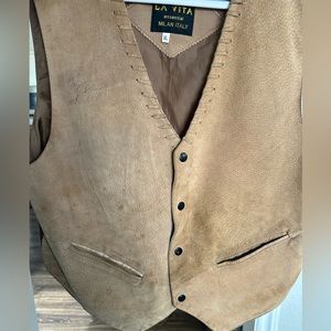 La Vita men’s leather vest